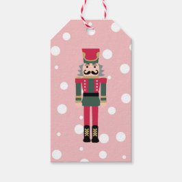 Nutcracker Illustration jul Design Classic Presentetikett