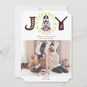 Nutcracker Joy Holiday Julkort