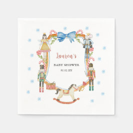 Nutcracker, jul, babydusch pappersservett