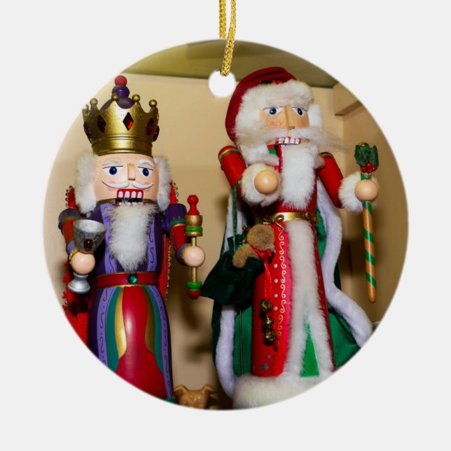 Nutcracker jul Ceramic Ornament (Framsidan)