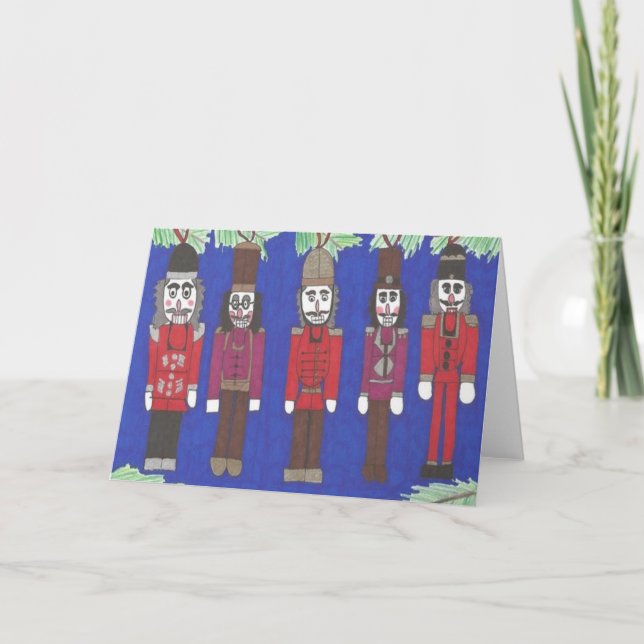 Nutcracker-jul Helgkort (Framsida)