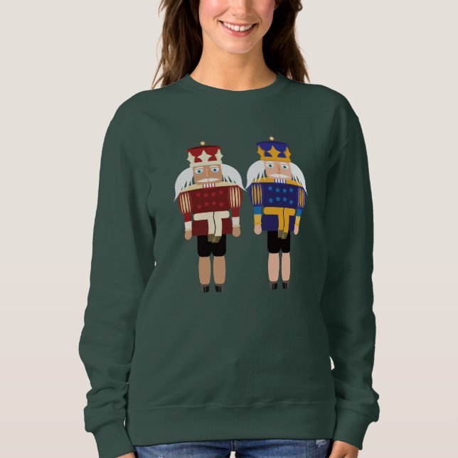 Nutcracker-jul, jul, God jul, T Shirt (Framsida)