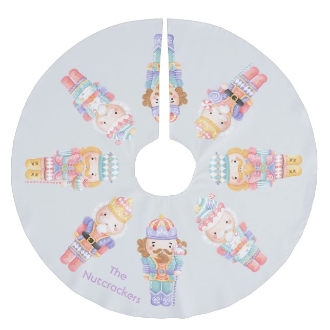 Nutcracker-jul Julgransmatta Borstad Polyester (Framsidan)