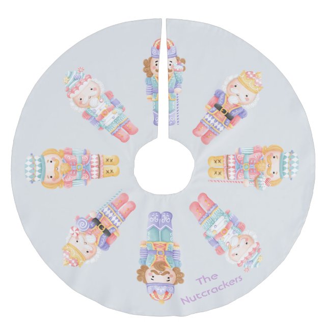 Nutcracker-jul Julgransmatta Borstad Polyester (Framsidan)