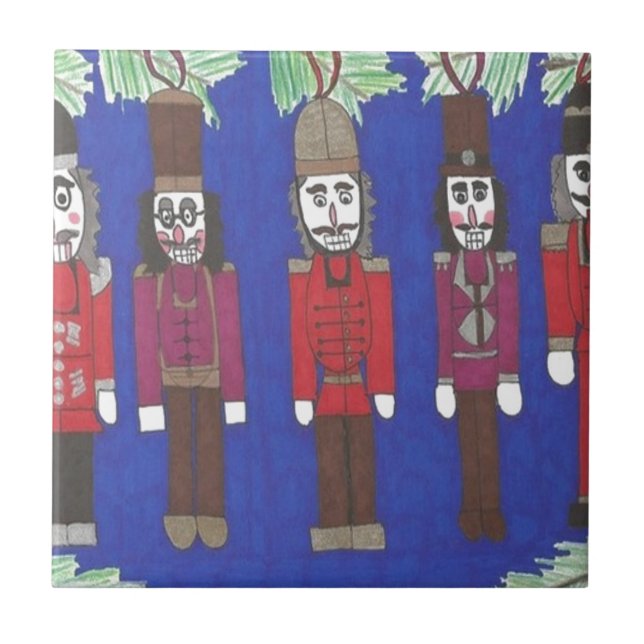 Nutcracker-jul Kakelplatta (Framsidan)