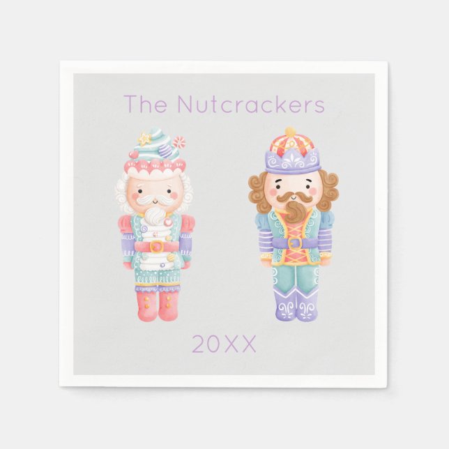 Nutcracker-jul Pappersservett (Framsidan)