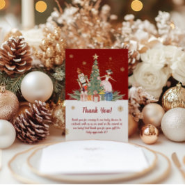 Nutcracker jul, Party Baby Shower Tack Kort