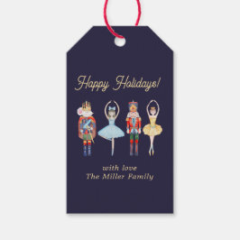 Nutcracker-jul Presentetikett