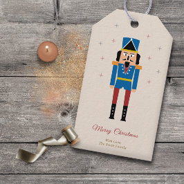 Nutcracker-jul Presentetikett
