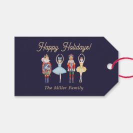 Nutcracker-jul Presentetikett