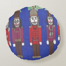 Nutcracker-jul Rund Kudde