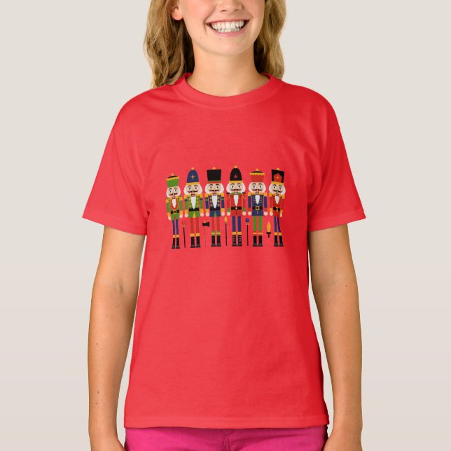 Nutcracker jul t-Shirt för barn (Framsida)