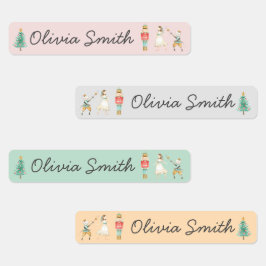 Nutcracker-juldagsskolan i Namn Klistermärke