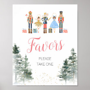 Nutcracker-julets Möhippa Tea Favors Poster