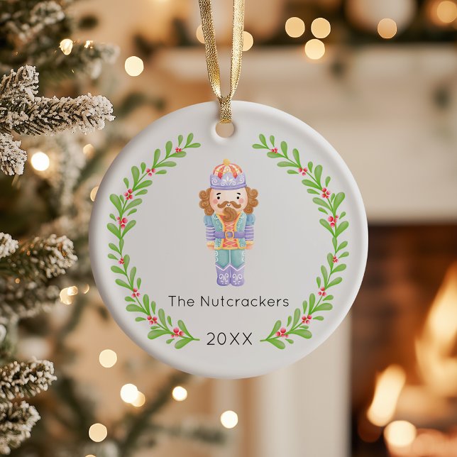 Nutcracker-julfoto Julgransprydnad Keramik (Skapare uppladdad)