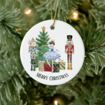 Nutcracker Julgran Ceramic Ornament