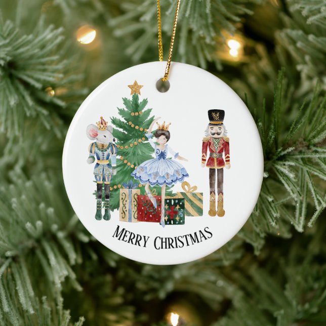 Nutcracker Julgran Ceramic Ornament (Träd)