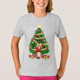 Nutcracker Julgran Lägg till textfiler T Shirt