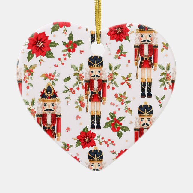 Nutcracker Julgransprydnad Keramik (Framsidan)