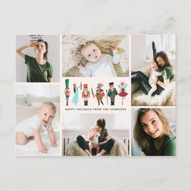 Nutcracker | Juli-Helgdag | vykort (Framsida)