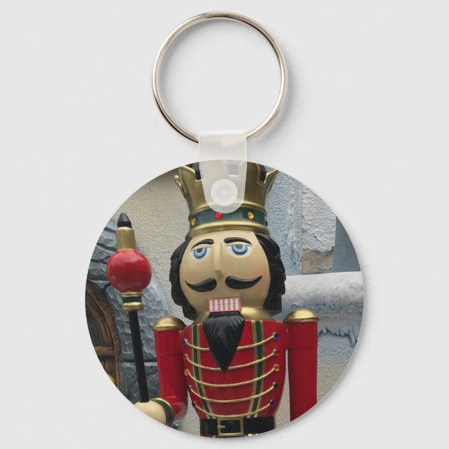 Nutcracker King Guard Christmas Nyckelring (Framsida)