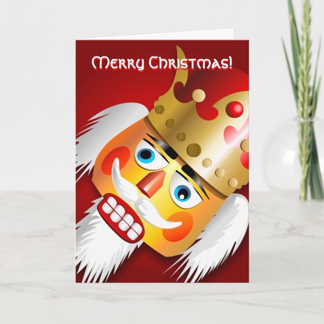 Nutcracker Kung Helgkort (Framsida)