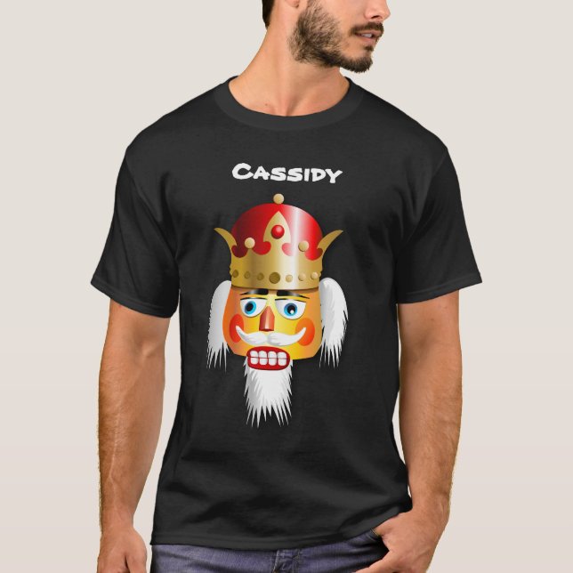 Nutcracker Kung Tecknad Tee Shirt (Framsida)