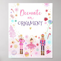 Nutcracker Land av sötsaker dekorerar ett prydnads