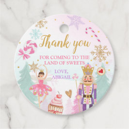 Nutcracker Land of Sweets Girl Birthday Gift Gåvor Etiketter