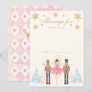 Nutcracker Land på sötsaker Inbjudningar