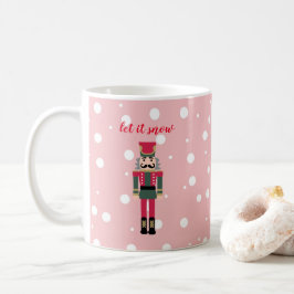 Nutcracker Låt det snöa julkaffe Mugg