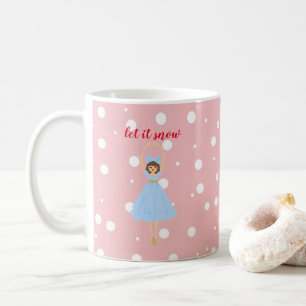 Nutcracker Låt det snöa julkaffe Mugg
