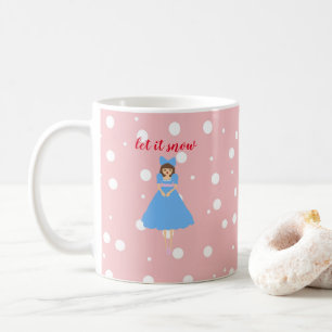 Nutcracker Låt det snöa julkaffe Mugg