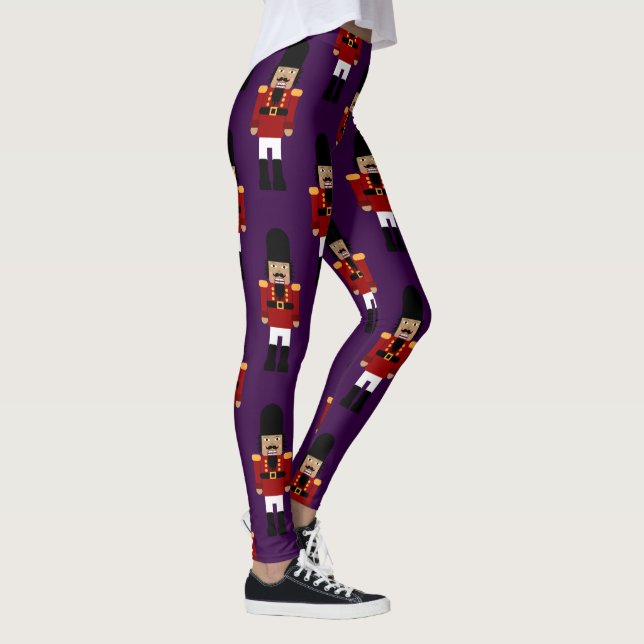 Nutcracker Leggings (Lila Background) (Höger)