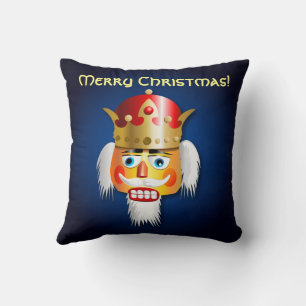 Nutcracker Leksak Kung Dekorativ kudde