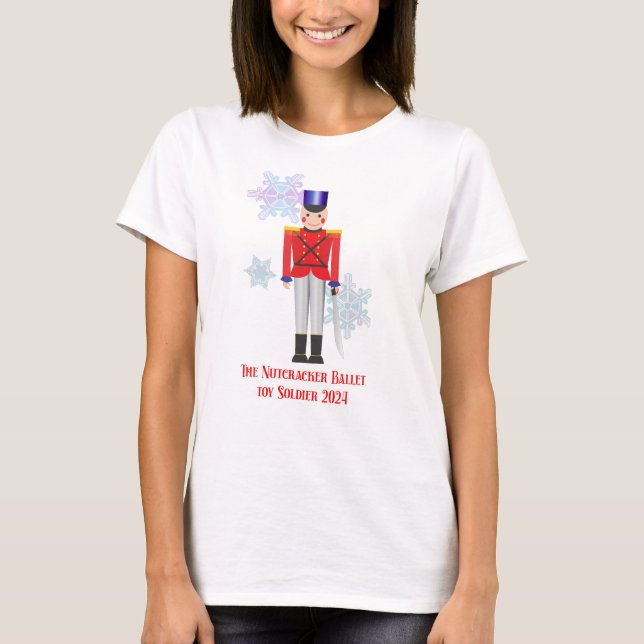 Nutcracker Leksak Soldier 2024 T Shirt (Framsida)
