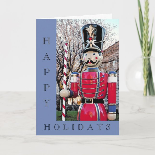 NUTCRACKER/LEKSAK SOLDIER CHRISTMAS-KORT HELGKORT (Framsida)