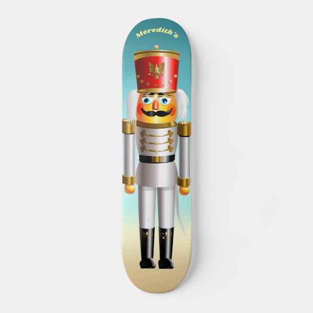 Nutcracker Leksak Soldier in Hussar Uniform Mini Skateboard Bräda 18,5 Cm (Framsida)
