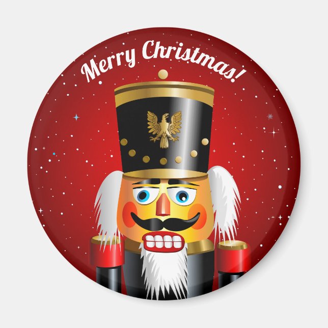 Nutcracker Leksak Soldier Magnet (Framsidan)
