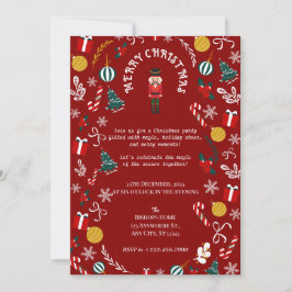 Nutcracker Magic jul Party Inbjudningar