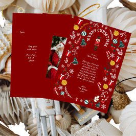 Nutcracker Magic Photo Helgkort