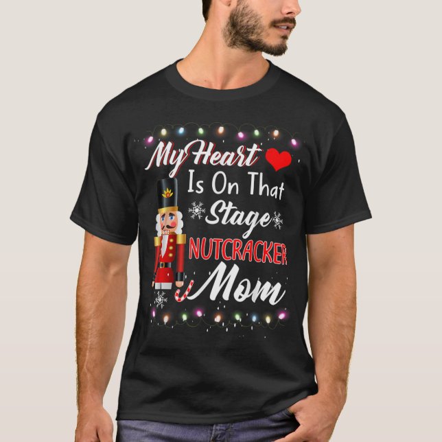 Nutcracker Mamma - Kärlek Ballet Dance Mamma T Shirt (Framsida)