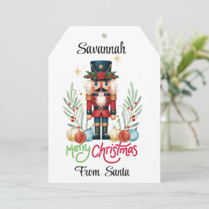 Nutcracker-Märkrn - stor gåva Julkort