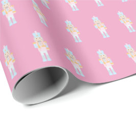 Nutcracker med Candy cane Presentpapper