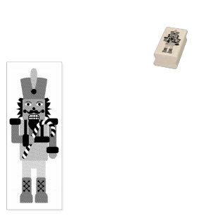 Nutcracker med Candy cane Stämpel