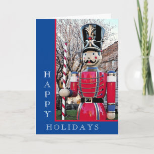 NUTCRACKER MED CHRISTMAS CANDY CANE HELGKORT