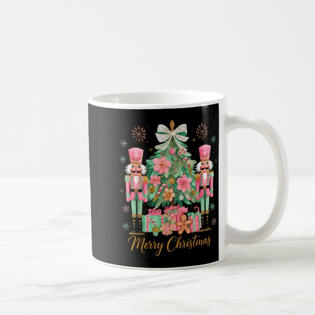 Nutcracker Merry Christmas Tree Ballet Dance Women Kaffemugg (Höger)
