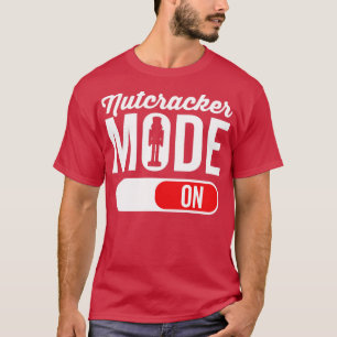 Nutcracker Mode på Ballet Kärlek jul Ballerina T Shirt