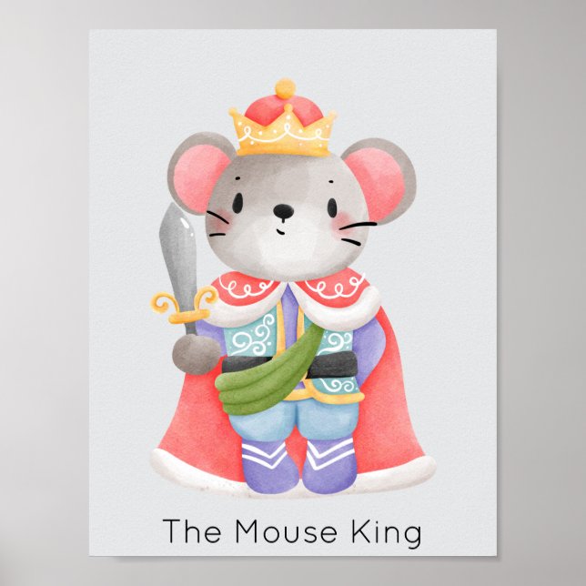 Nutcracker Mouse Kung Pastel-jul Poster (Framsidan)