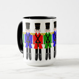 Nutcracker Mugg med Soldater i Färger